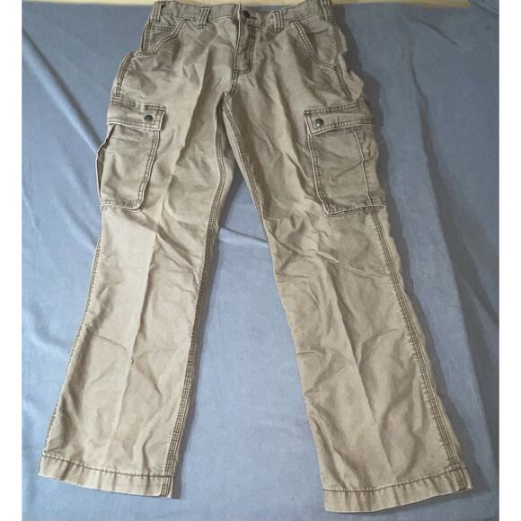 Carhartt Cargo Jeans Size 32x30 Regular Relaxed Fit Straight Tan - Picture 1 of 9
